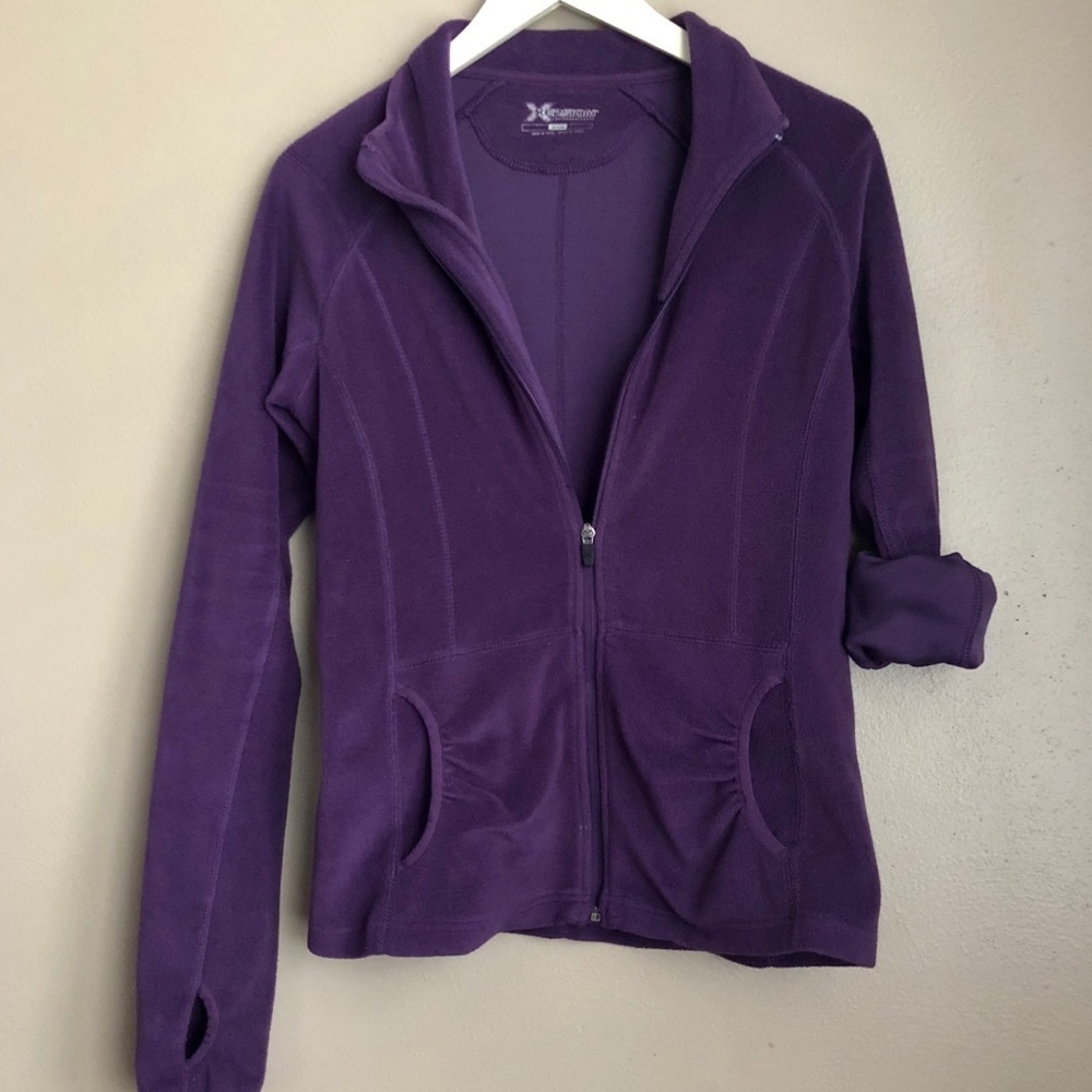 [Xersion] Fleece Purple Zip Up
